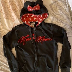 Minnie Mouse Zip Up Hoodie